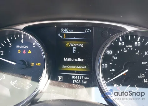 2016 Nissan Rogue Sl z USA, uszkodzony, nr VIN 5N1AT2MT8GC881921